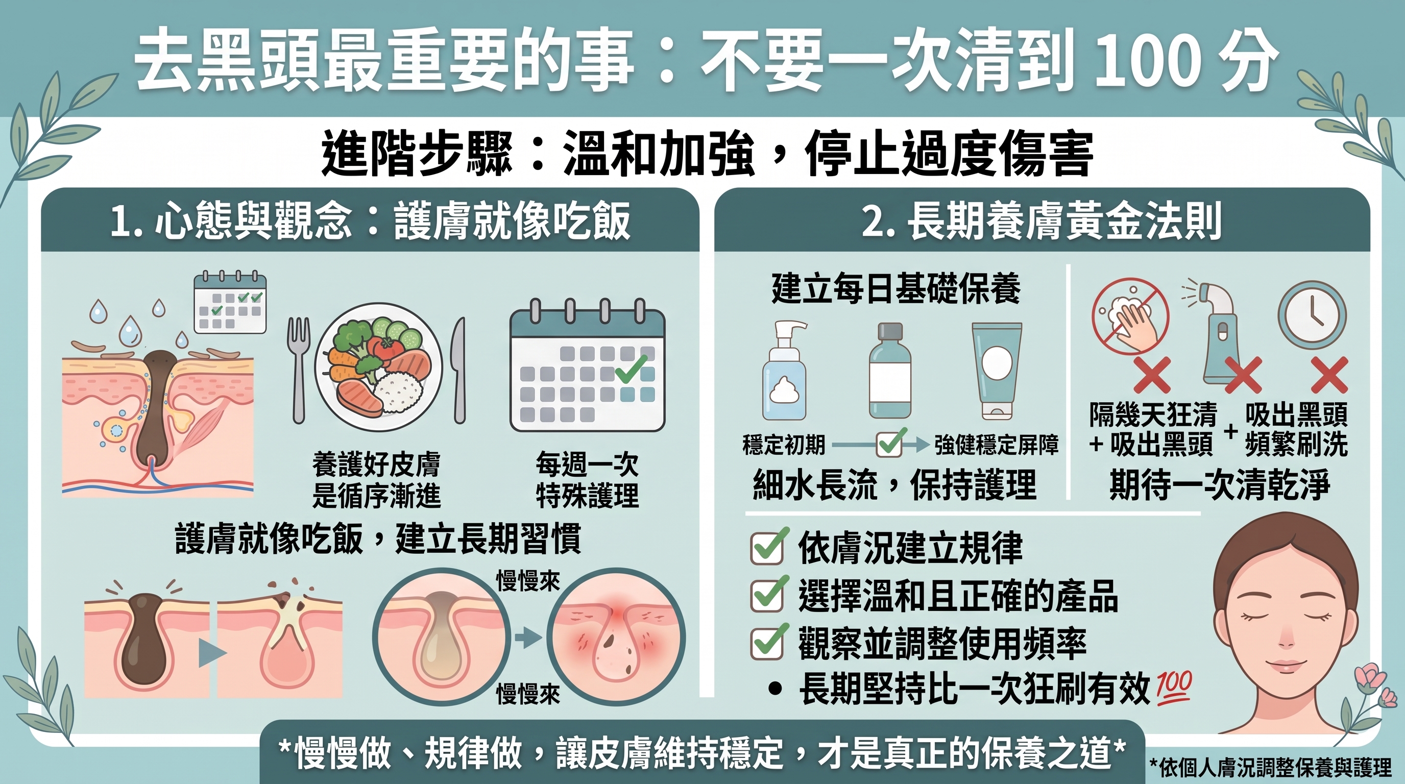 不要一次清到100分